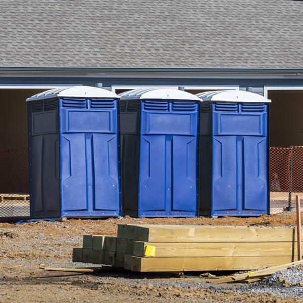 how do you ensure the porta potties are secure and safe from vandalism during an event in Commercial